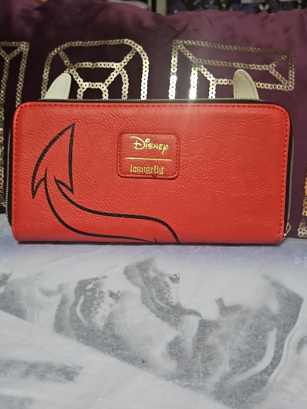 Loungefly Disney Donald Duck Devil Halloween Backpack And Wallet Set